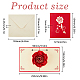 Rectangle 3d rose pop up papier carte de voeux FIND-WH0152-117-2