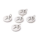 304 Stainless Steel Charms STAS-Q201-T445-1S-3
