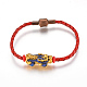 Cordon en cuir pu bracelets de perles de style européen BJEW-L639-09-1