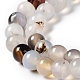 Chapelets de perles d'agate naturelle G-D845-04-6mm-2