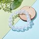 Ensemble de bracelet extensible en perles acryliques transparentes pour enfants BJEW-JB06502-4