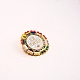 Sunflower with Pride Rainbow Heart Enamel Pins PW-WG11001-01-5