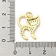 真鍮製マイクロパヴェキュービックジルコニアペンダント  猫の形  透明  18.5x15.5x2.7mm FIND-Z023-03B-3