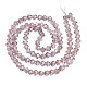 Placcare trasparente perle di vetro fili EGLA-Q026-016F-2