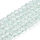 Transparent Glass Beads Strands X-GLAA-E036-07Z-02-2
