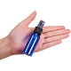 BENECREAT 24 Pack 30ml Blue Fine Mist Atomiser Spray Bottles Empty Plastic Travel Bottle Set for Toiletries Cosmetic Essential Oils MRMJ-BC0001-38-4