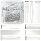 540Pcs 9 Styles 304 Stainless Steel Pin Sets STAS-FS0001-34-1