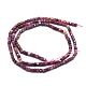 Perles de rubis / corindon rouge naturelles G-P457-B01-36-3