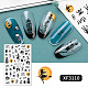 Selbstklebende Nail Art Sticker MRMJ-S012-038D-2