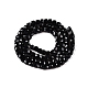 Chapelets de perles en tourmaline noire naturelle&nbsp;G-N342-109A-2