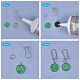 Sunnyclue bricolage kits de fabrication de boucles d'oreilles brillantes DIY-SC0014-28-4