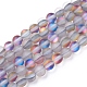 Chapelets de perles en pierre de lune synthétique G-R375-6mm-A14-2