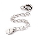 925 Sterling Silver Chain Extenders STER-D036-33AS-2