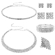 PandaHall Elite Crystal Rhinestone Jewelry Set SJEW-PH0001-07-1