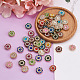 Yilisi 300Pcs 15 Style Flower Shape Rhinestone Buttons RB-YS0001-02-5