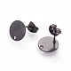 Accessoires de puces d'oreilles en 304 acier inoxydable X-STAS-O119-14A-B-1