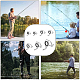 SUPERFINDINGS 7Pcs 5 Style Stainless Steel Fishing Rod Guide Ring FIND-FH0006-70-5