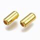 CCBプラスチックビーズ  コラム  ゴールドカラー  5.5x2.5mm  穴：1.5mm  約12800個/500g CCB-S160-264-2