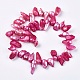 Fili di perle di keshi di perle barocche naturali BSHE-P026-32-4