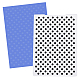 CRASPIRE Polka Dot Embossing Folder Vintage Plastic Background Vintage Template Stencils for Card Making Tool DIY Handmade Scrapbooking Paper Craft Album Stamps DIY-WH0032-75-1
