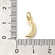 Латунные микропаве прозрачные подвески с фианитом KK-L225-015G-3