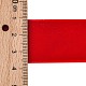 1インチの片面ベルベットリボン  ファイヤーブリック  1インチ（25.4mm）  約25ヤード/ロール（22.86メートル/ロール） OCOR-R019-25.4mm-045-2