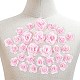 Nbeads 3d rose fleur polyester informatisé accessoires d'ornement brodés DIY-NB0008-21A-1