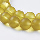 Chapelets de perles en verre mate X-G07HW057-3