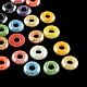 Pearlized Plated Opaque Glass Cabochons PORC-R039-10mm-M-1