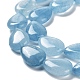 Fili di perle di acquamarina imitazione quarzo naturale G-L242-24-4
