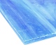 さまざまなガラスシート  大聖堂のガラスモザイクタイル  工芸用  ディープスカイブルー  100.5x100.5x2.5mm GLAA-G072-07N-3