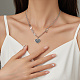 Colliers avec pendentif cœur en émail et acier inoxydable pour femmes BR5096-4