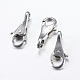 Tibetan Style Alloy Lobster Claw Clasps TIBE-T002-15AS-NR-1