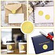 34 Sheets Self Adhesive Gold Foil Embossed Stickers DIY-WH0509-009-4