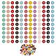 120 pièces 12 couleurs breloques en alliage plaqué or ENAM-SZ0001-64N-1