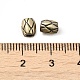 Tibetan Style Rack Plating Brass Bead KK-Q805-25AB-3