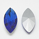 Cabujones de cristal con rhinestone RGLA-T083-4x8mm-11-2