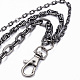 Alloy Three-Tiered Chain Belts AJEW-H011-15-4