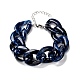 Gros bracelet chaîne gourmette acrylique pour fille femmes BJEW-JB06876-2