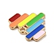 Pendenti smaltati in lega color arcobaleno ENAM-G208-14KCG-3