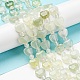 Chapelets de perles en jade naturelle nouvelle G-C062-A06-01-2