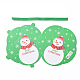 星形のクリスマスギフトボックス  リボン付き  ギフトラッピングバッグ  プレゼント用キャンディークッキー  グリーン  12x12x4.05cm CON-L024-F07-3