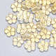 Perles de verre peintes par pulvérisation transparent GLAA-S190-006A-01-1