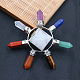 Chakra Natural & Synthetic Mixed Stone Jewelry Decorations DJEW-WH0005-01-5