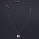 Collier pendentif constellation en acier titane couleur arc-en-ciel pour hommes femmes ZODI-PW0001-039A-2