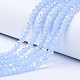 Chapelets de perles en verre électroplaqué EGLA-A034-J6mm-B02-1