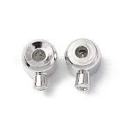 Зажимные бусины из латуни KK-P223-35P
