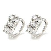 Серьги-манжеты из циркония EJEW-C104-042P