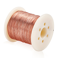 Round Copper Wire for Jewelry Making, Silver Color Plated, 24 Gauge, 0.5mm,  about 1968.5 Feet(600m)/roll