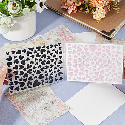Cartelle di goffratura in plastica&nbsp;DIY-WH0032-74